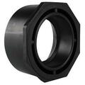 Pinpoint Charlotte Pipe & Foundry ABS001071400HA 4 x 2 in. Flush Bushing Black PI155220